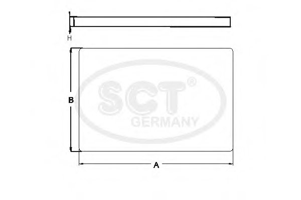SCT Germany SA 1185 Filter, interior air